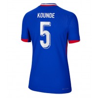 Frankreich Jules Kounde #5 Heimtrikot Frauen EM 2024 Kurzarm